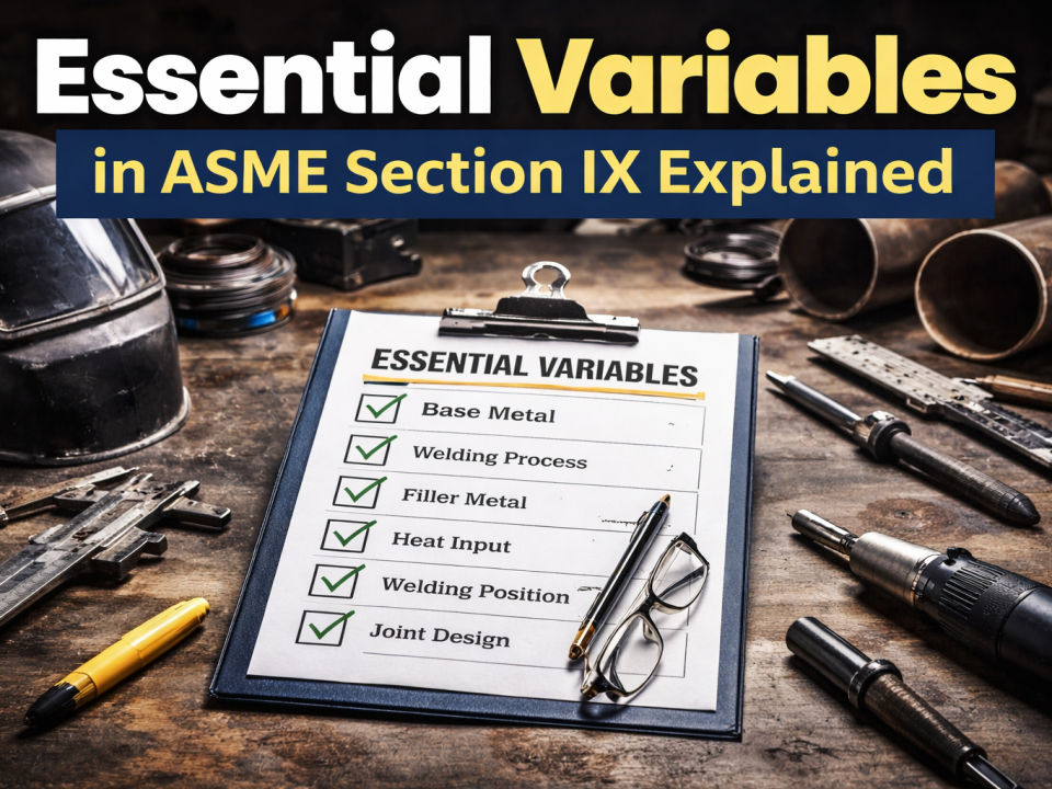 Essential variable in ASME